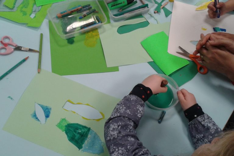 Atelier Parent Enfant Montreuil Dessin Peinture Arts Plastiques